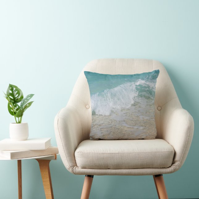 Tropische Shoreline Bliss #1 #ocean #wall #art Kissen (Stuhl )