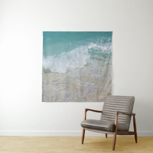 Tropische Shoreline Bliss #1 #ocean #wall #art Wandteppich