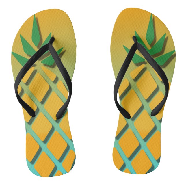 Tropische Sommerananas-Flip Flops Flip Flops (Fußbett)