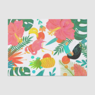 Tropische Stimmung Blumenblätter Sommer Luau-Party Seidenpapier