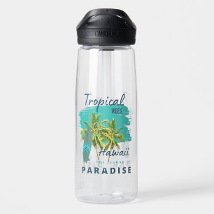 Tropische Stimmung Hawaii Insel des Paradieses Trinkflasche