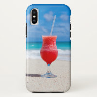 Tropische Strand-Szene mit extravagantem