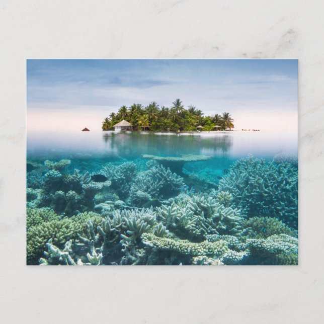 Tropische Strände | Ari Atoll Maldives Postkarte (Vorderseite)