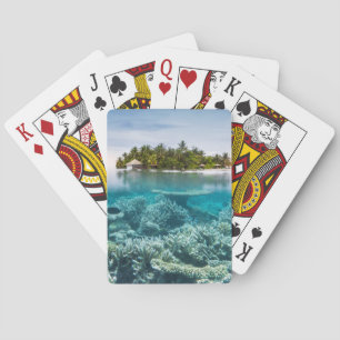 Tropische Strände Ari Atoll Maldives Spielkarten