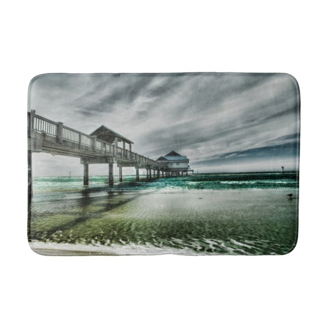 Tropische Strände | Clearwater Florida Badematte (Vorderseite)