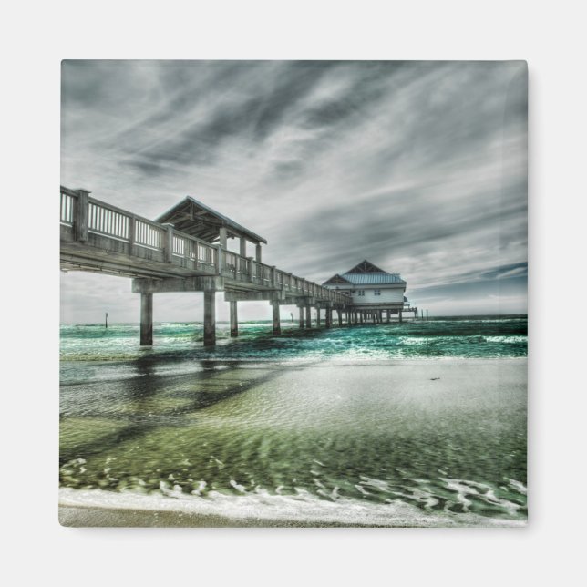 Tropische Strände | Clearwater Florida Magnet (Vorne)