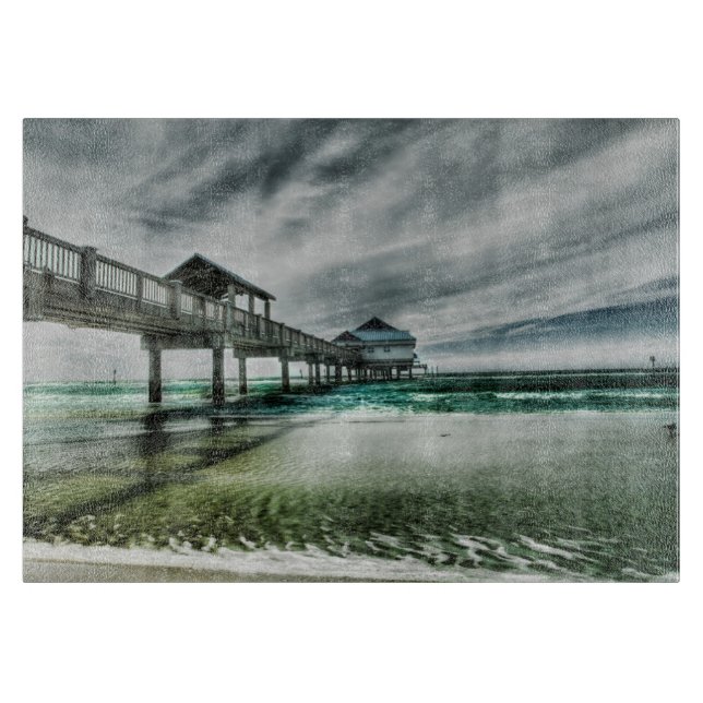 Tropische Strände | Clearwater Florida Schneidebrett (Vorderseite)