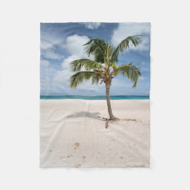 Tropische Strände | Eagle Beach, Aruba Fleecedecke (Vorderseite)