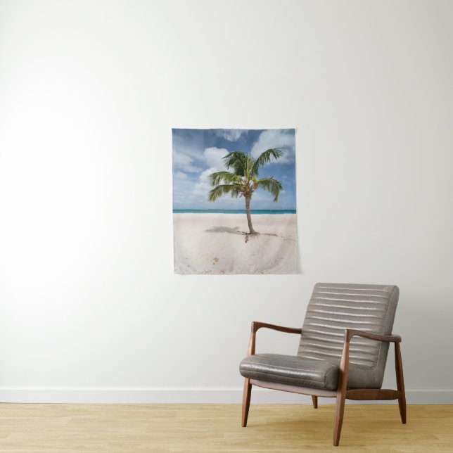 Tropische Strände | Eagle Beach, Aruba Wandteppich (Beispiel)
