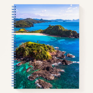 Tropische Strände El Nido Phillipines Notizbuch
