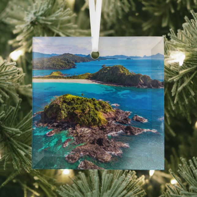 Tropische Strände | El Nido Phillipines Ornament Aus Glas (Insitu)