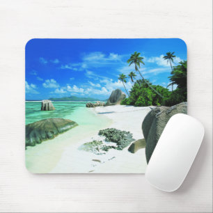 Tropische Strände Insel La Digue Mousepad