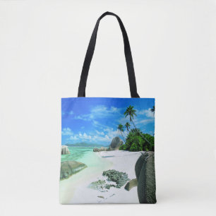Tropische Strände   Insel La Digue Tasche