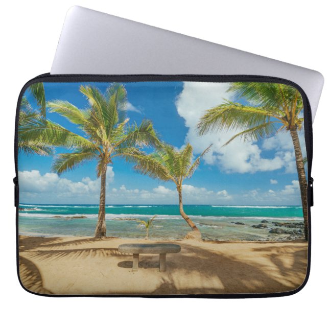 Tropische Strände | Kuau Cove Beach, Maui Hawaii Laptopschutzhülle (Vorderseite)
