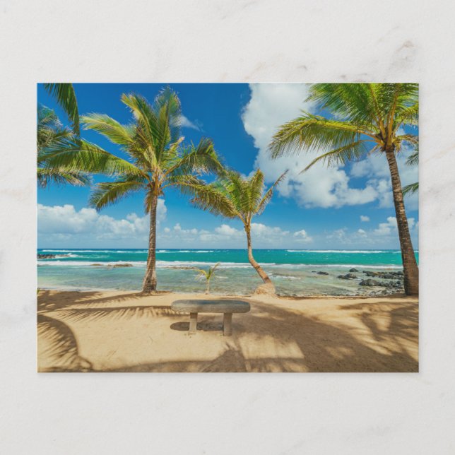 Tropische Strände | Kuau Cove Beach, Maui Hawaii Postkarte (Vorderseite)