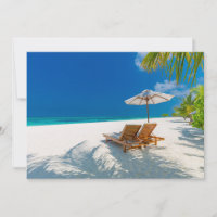 Tropische Strände | Lounge Chairs Beach, Bora Bora