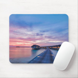 Tropische Strände   Maldives Bungalows Mousepad
