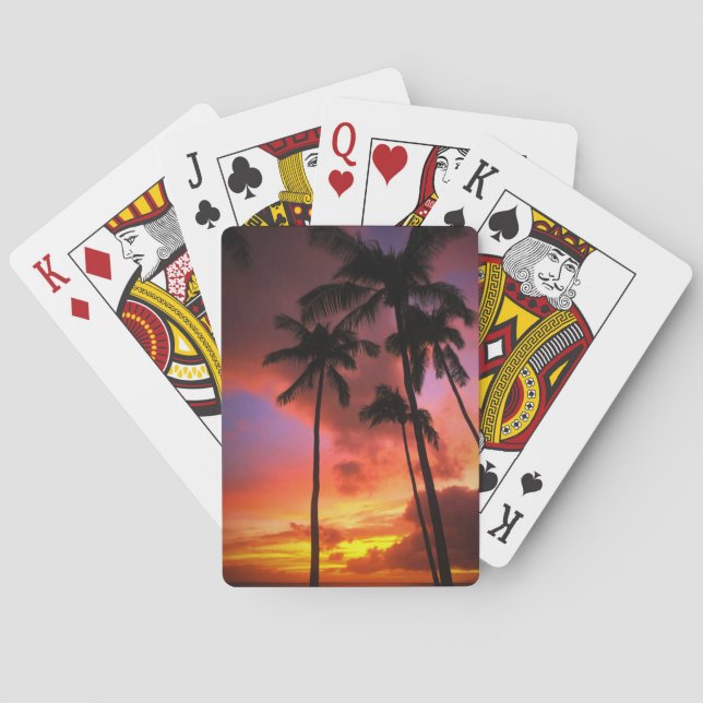Tropische Strände | Maui Hawaii Spielkarten (Rückseite)