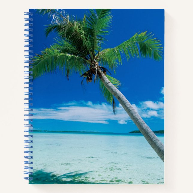 Tropische Strände | Motu Tofari Beach, Bora Bora Notizbuch (Vorderseite)