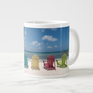 Tropische Strände Palm Beach, Aruba Jumbo-Tasse