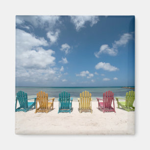 Tropische Strände   Palm Beach, Aruba Magnet