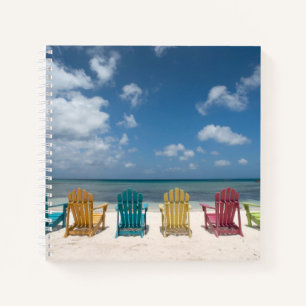 Tropische Strände Palm Beach, Aruba Notizbuch