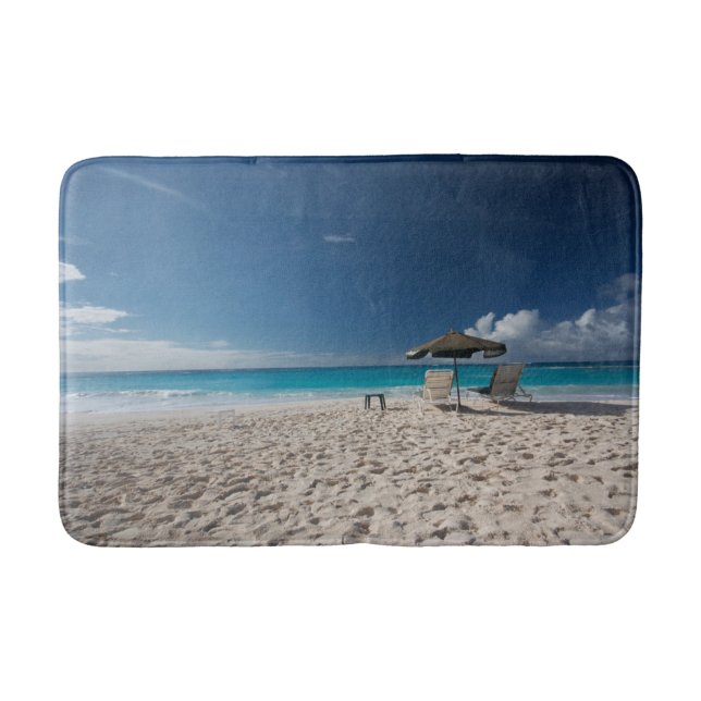 Tropische Strände | Sandstrand, Anguilla Badematte (Vorderseite)