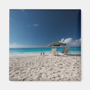 Tropische Strände   Sandstrand, Anguilla Magnet