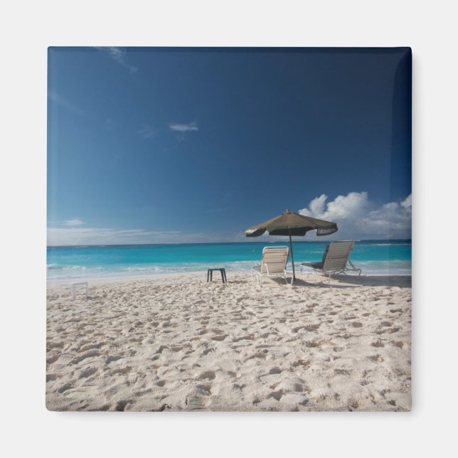 Tropische Strände | Sandstrand, Anguilla Magnet (Vorne)
