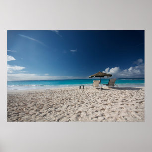 Tropische Strände   Sandstrand, Anguilla Poster