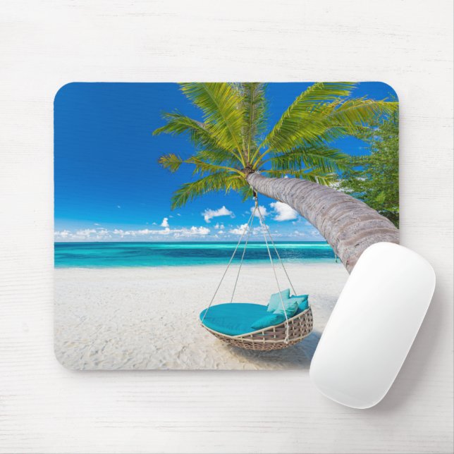 Tropische Strände | Sonnenuntergang in tropischer  Mousepad (Mit Mouse)
