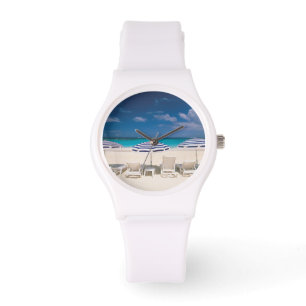 Tropische Strände   Tropischer Strandanguilla Armbanduhr