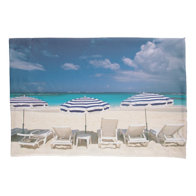 Tropische Strände | Tropischer Strandanguilla Kissenbezug (Vorderseite)