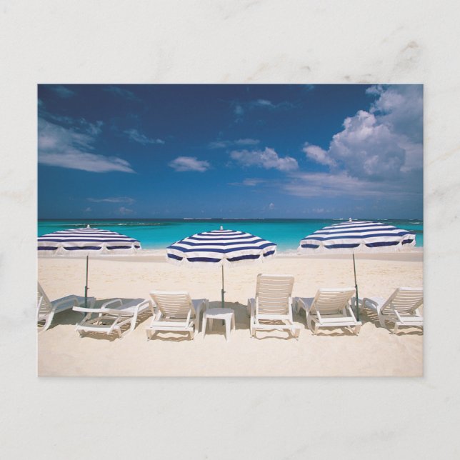 Tropische Strände | Tropischer Strandanguilla Postkarte (Vorderseite)