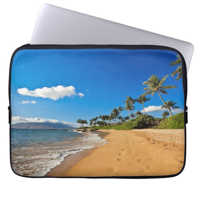 Tropische Strände | Wailea, Maui, Hawaii Laptopschutzhülle (Vorderseite)
