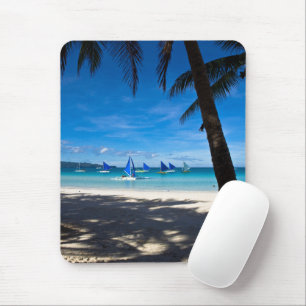 Tropische Strände   White Beach Boracay Philippine Mousepad