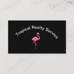 Tropische Strandimmobilien Visitenkarte