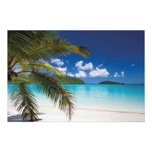 tropische Strandlandschaft Fotodruck (Vorne)