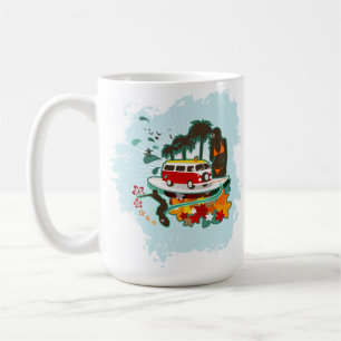 tropische Strandlandschaft Kaffeetasse