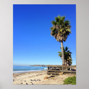 tropische Strandlandschaft Poster