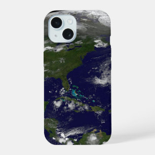 Tropische Stürme auf der Erde. iPhone 15 Hülle