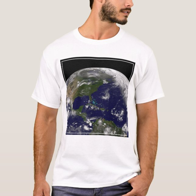 Tropische Stürme auf der Erde. T-Shirt (Vorderseite)