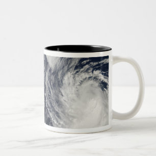 Tropische Stürme Boris und Cristina Zweifarbige Tasse