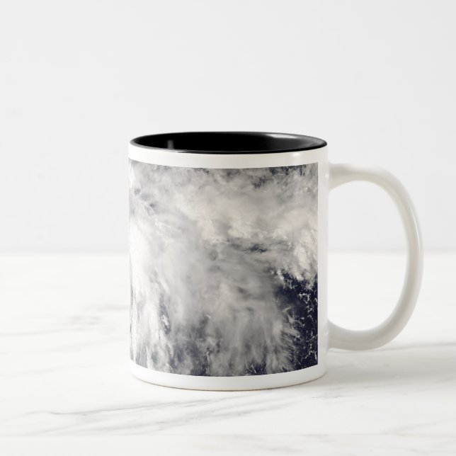 Tropische Sturmfalle 4 Zweifarbige Tasse (Rechts)