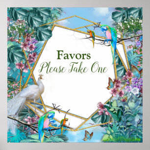 tropische Surreallandschaft Poster