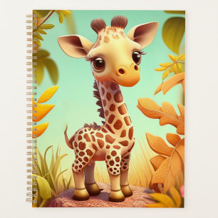 Tropische süße Baby-Giraffe Cartoon-37560 Planer