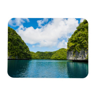 Tropische Szene der Rock Islands Magnet