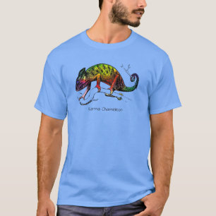Tropische T-Shirt-Sammlung: Karma-Chamäleon T-Shirt
