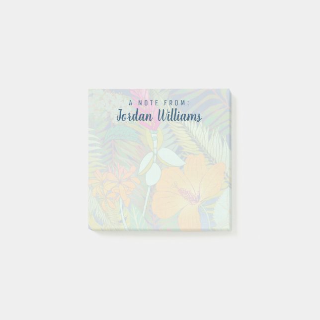 Tropische Tapesteuer II Post-it Klebezettel (Vorderseite)