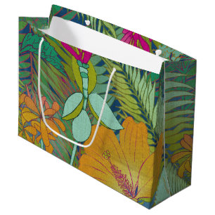 Tropische Tapisserie II Große Geschenktüte